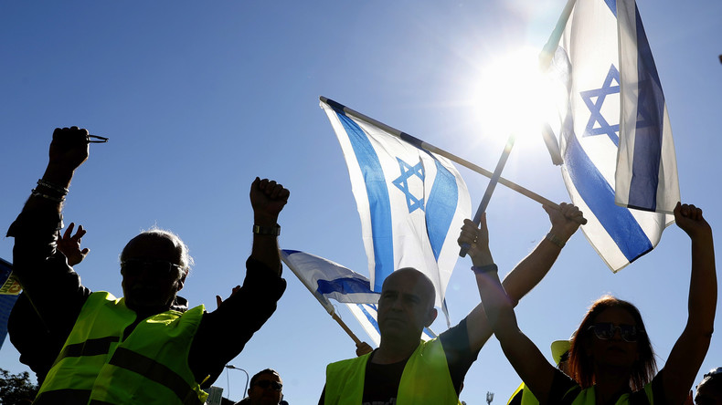 Les Gilets jaunes débarquent en Israël contre la hausse des prix (VIDEO)
