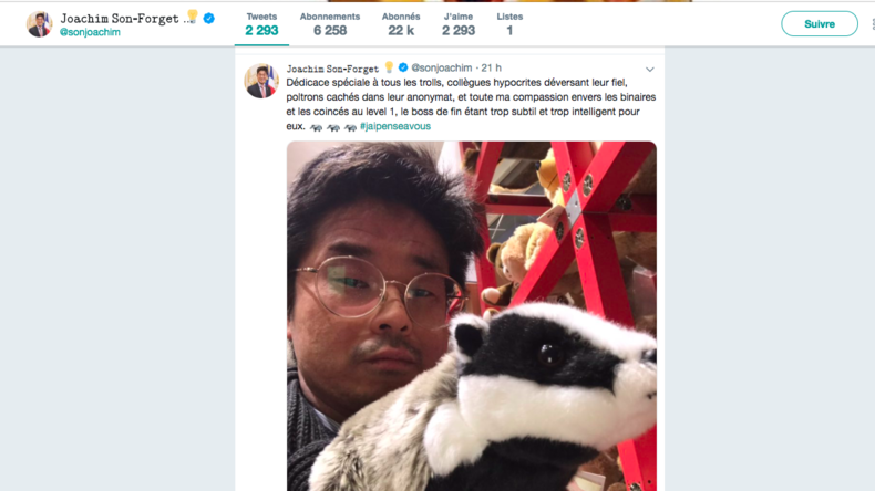 «Ni tribal, ni vassal» : le député LREM Joachim Son-Forget se lâche, Twitter s'esclaffe