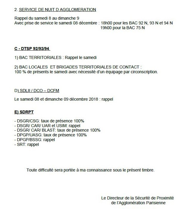 Déploiement sécuritaire du 8 décembre : désastre annoncé ?