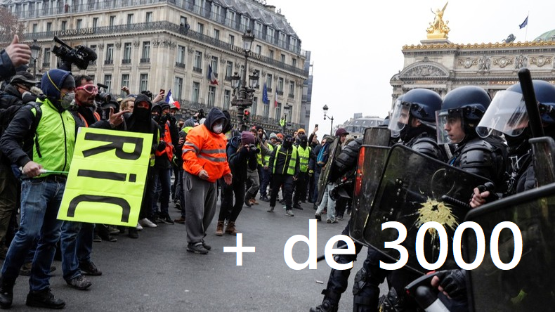 Les Gilets jaunes en cinq chiffres