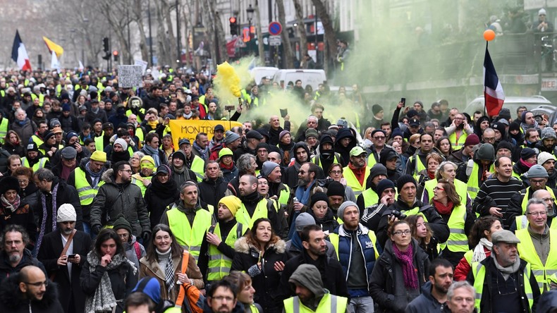 Le Nombre Jaune A Dénombré 123 151 Manifestants Lors De L