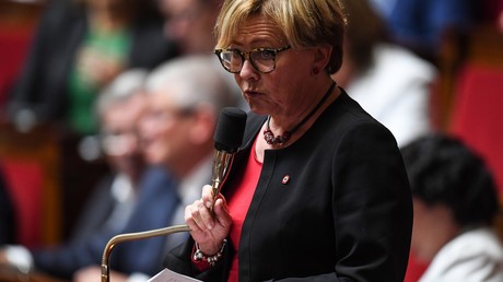 Patricia Gallerneau à l'Assemblée Nationale le 16 juin 2018.