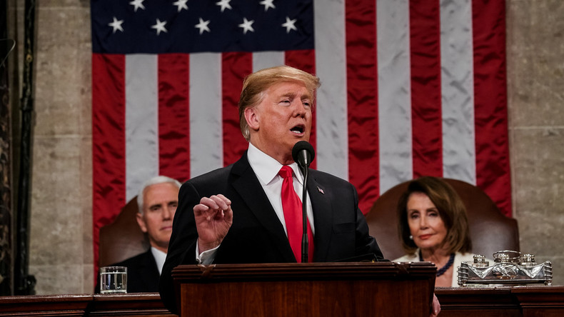 Mur anti-immigration clandestine, crise politique au Venezuela : Trump s'adresse au Congrès