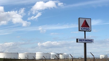 Vue de le raffinerie Corpus Christi au Texas, une des trois que possède la société Citgo, filiale de l’entreprises pétrolière publique vénézuélienne PDVSA dont les Etats-Unis veulent modifier le conseil d’administration en leur faveur. 