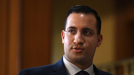 Alexandre Benalla lors de son audition au Sénat en janvier 2019. 