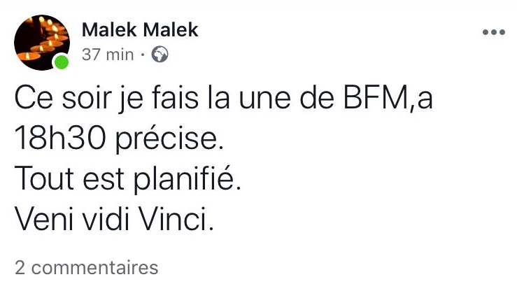«Ce soir je fais la une de BFM» : le frère de Chérif Chekatt arrêté pour un message douteux