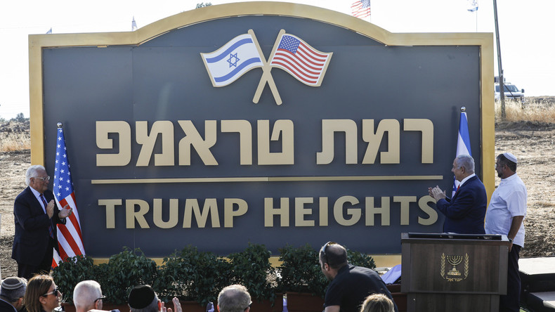 Netanyahou inaugure une colonie portant le nom de Trump dans le Golan occupé