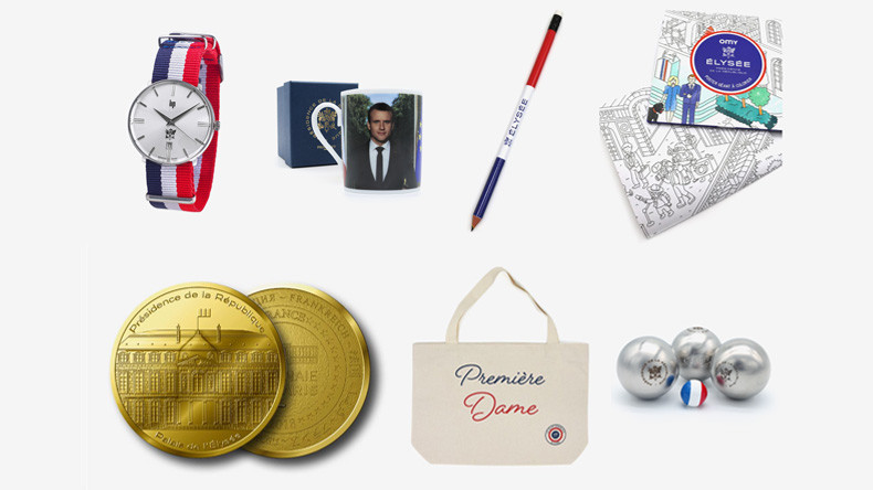 Mug Macron, peluche Nemo : la boutique de la présidence pour financer la rénovation de l'Elysée