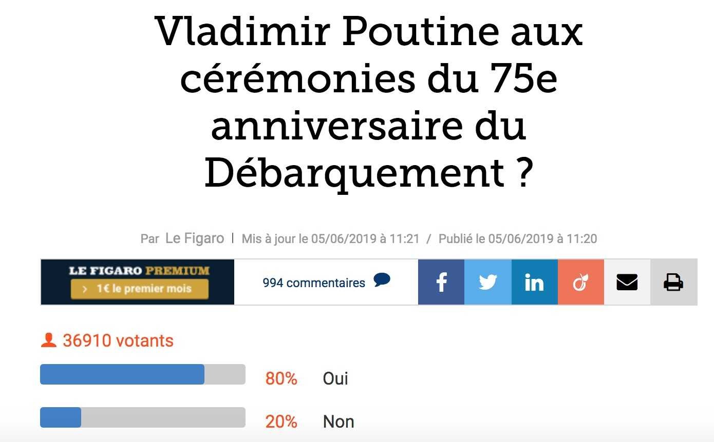 Commémoration du débarquement en Normandie : l'ambassade de Russie enverra un représentant