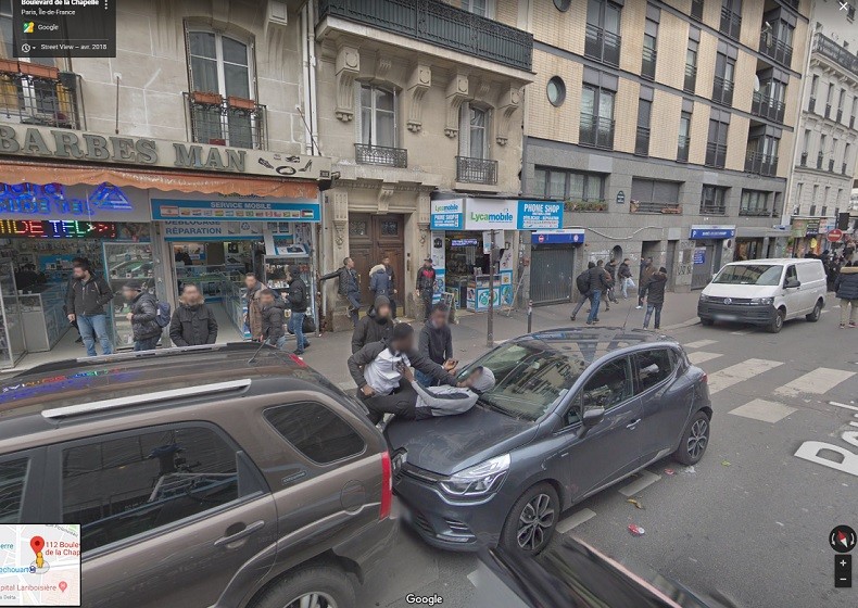  Google  Street  View  r v le t il une agression boulevard 