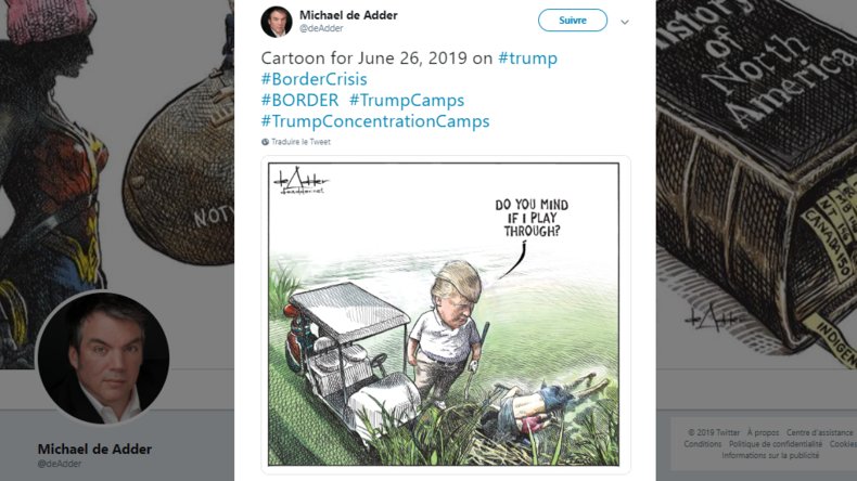 Un dessinateur canadien remercié après une caricature de Donald Trump
