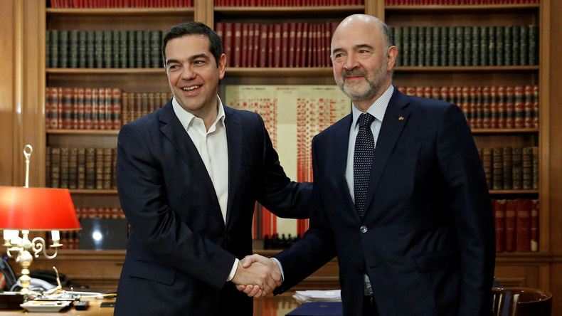 Sanctionnée dans les urnes, la politique de Tsipras est saluée par le commissaire européen Moscovici