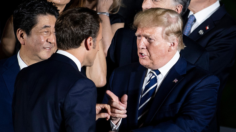 Taxe Gafa : Donald Trump fustige «la stupidité» d'Emmanuel Macron et menace de taxer le vin français