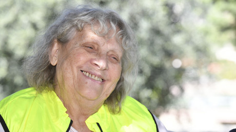 Geneviève Legay donne une conférence de presse depuis l'hôpital Cimiez à Nice, le 29 avril 2019 (image d'illustration).