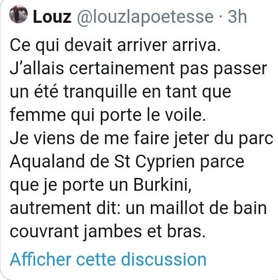 Burkini : une femme se plaint de s'être fait «jeter» d'Aqualand à Saint-Cyprien et crée la polémique