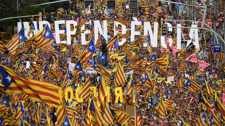 Catalogne : baisse de la manifestation annuelle indépendantiste, qui rassemble 600 000 personnes