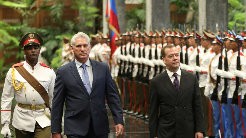 Pour le Premier ministre Dimitri Medvedev, Cuba peut toujours compter sur le soutien de la Russie