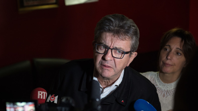 Jean-Luc Mélenchon salue le «grand progrès» de Marine Le Pen qui appelle à manifester le 5 décembre