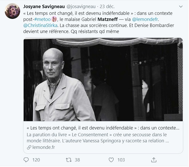 Affaire Matzneff : vers le procès moral du Tout-Paris post-68 ?