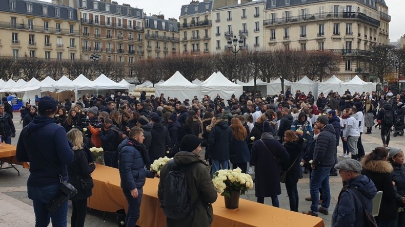Des centaines de personnes rassemblées à Levallois-Perret en hommage à Cédric Chouviat