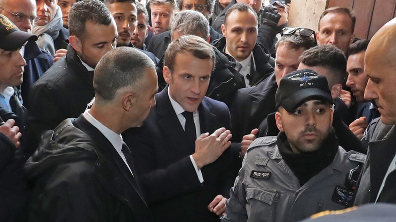 «Respect the rules !» : altercation verbale entre Macron et des policiers israéliens à Jérusalem