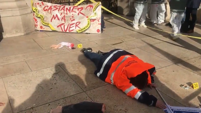 «Scène de crime» : la police scientifique manifeste une fois de plus contre la réforme des retraites