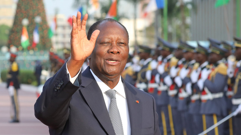 Présidentielle ivoirienne : Alassane Ouattara promet la victoire de son parti «dès le premier tour»