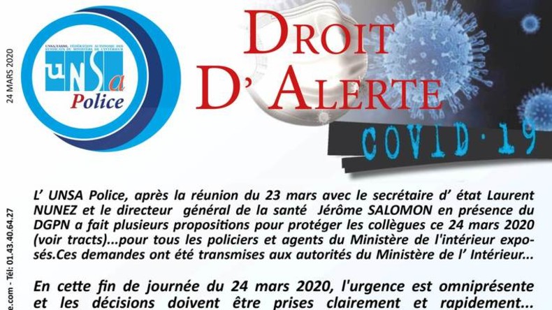 «Pas de protection : pas de contrôle, pas de verbalisation», Unsa-Police sort le grand jeu