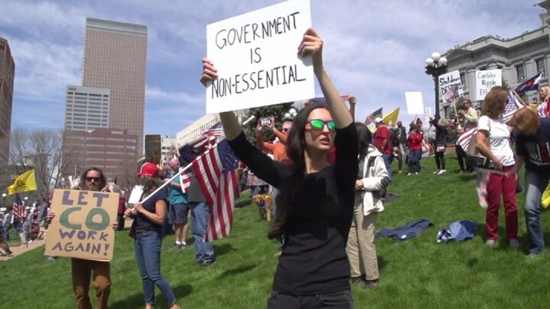 «Open now !» : des milliers d'Américains manifestent pour la levée des confinements (VIDEOS)