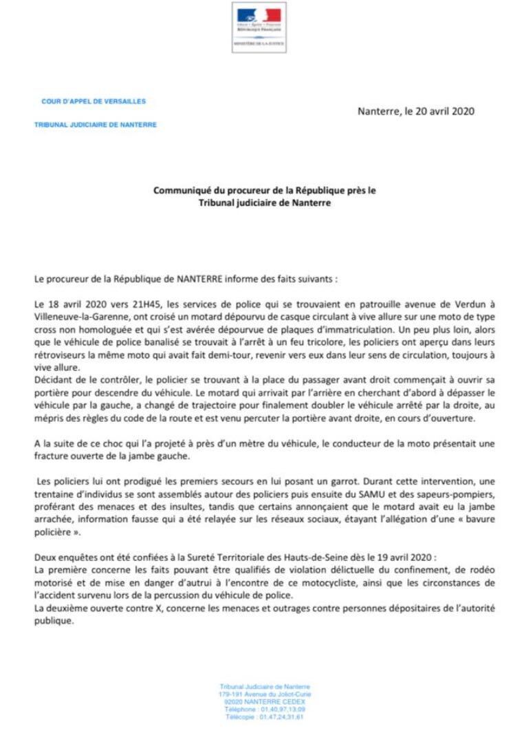 Troisième nuit de violences contre la police dans plusieurs zones sensibles d'Ile-de-France
