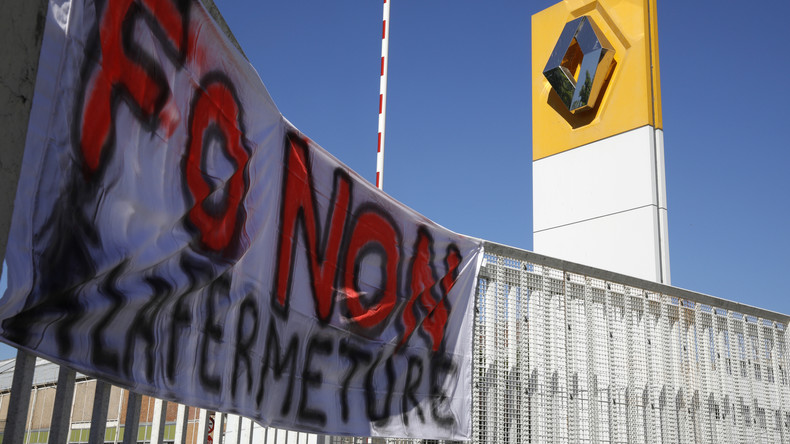 «Ce n’est pas le patronat qui fera la loi» : manifestation devant l'usine Renault de Maubeuge