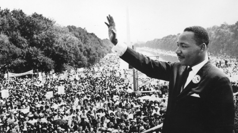 Belgique : le parti libéral MR affiche le portrait de Martin Luther King sur sa façade
