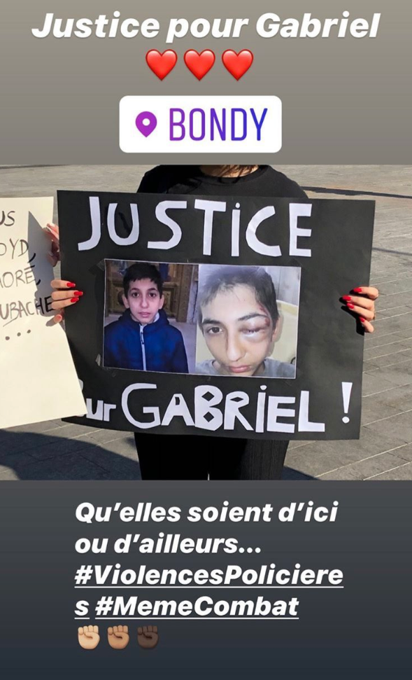 Manifestation à Bondy, après qu'un adolescent a été blessé lors de son interpellation