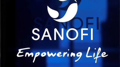 Le logo de Sanofi.
