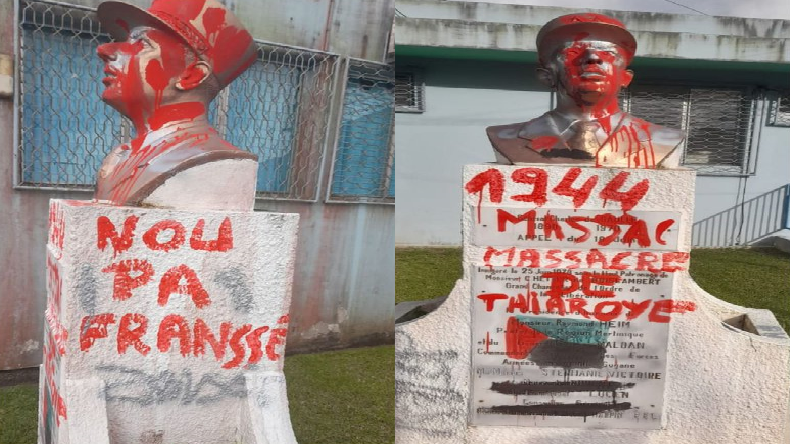 «Nou pa franssé» : un buste du général de Gaulle dégradé sur l’île de la Martinique