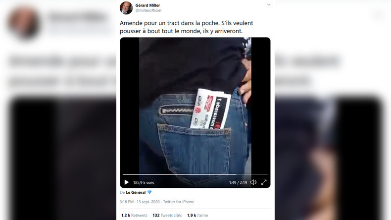 Gilets jaunes : une manifestante verbalisée pour un tract à Paris ?