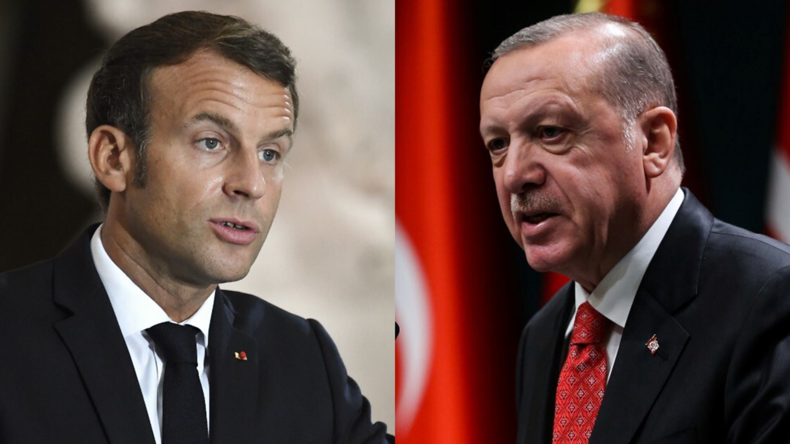 Appel téléphonique entre Macron et Erdogan dans un contexte de tensions entre les deux pays