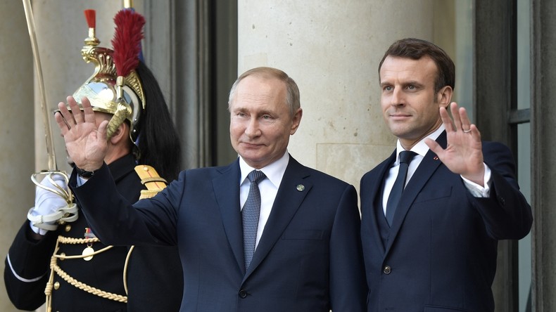 La situation dans le Haut-Karabagh au menu d'un entretien entre Macron et Poutine