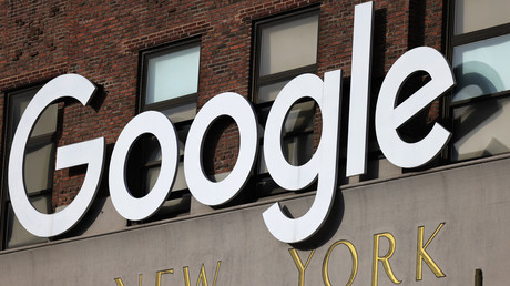 La façade des bureaux de Google à Manhattan (New York) le 25 janvier.