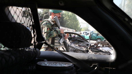 Un soldat afghan en patrouille à Kaboul, le 4 août (image d'illustration).