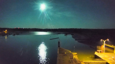 Un météore traverse le ciel de Bretagne