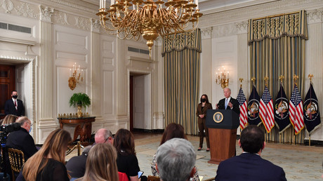 Joe Biden s'exprimant à la Maison Blanche le 6 novembre 2021 (image d'illustration).