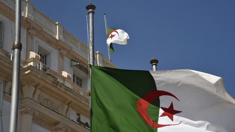 Drapeau algérien à Alger le 18 septembre 2021 (image d'illustration).