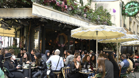 Terrasse d'un restaurant parisien le 14 mai 2021 (image d'illustration).