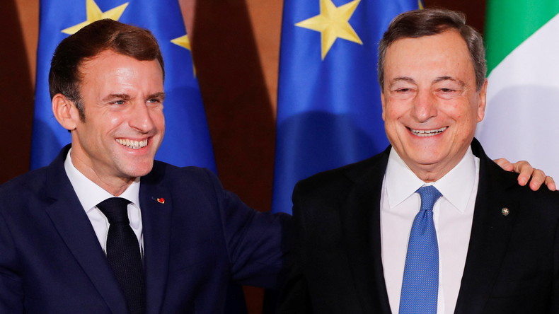 UE : Macron et Draghi veulent plus de souplesse budgétaire... et réduire le niveau d'endettement