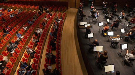 Le public attend le début d'une répétition de l'Orchestre symphonique d'Anvers, le 20 juillet 2020 (image d'illustration).