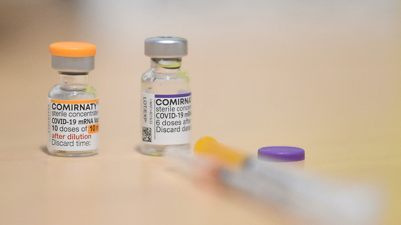 Flacons de vaccins anti-Covid Pfizer