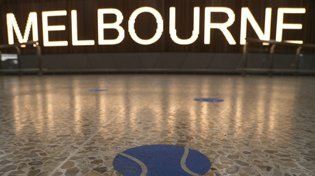 Un hall d'arrivée vide à l'aéroport de Melbourne avant l'Open d'Australie à Melbourne (image d'illustration).
