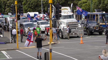 «Convoi de la liberté» en Nouvelle-Zélande bloque la circulation autour du Parlement