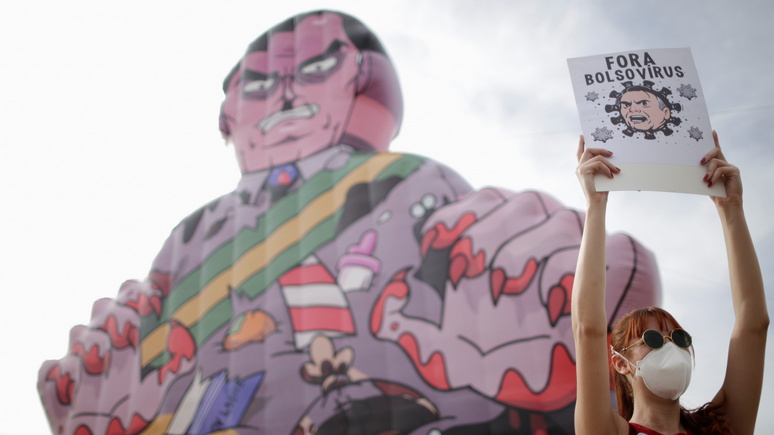 Le Monde: «опаснее, чем вирус» — бразильцы снова протестуют против Болсонару